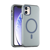 MagSafe Frosted Translucent TPU + PC Full Coverage Phone Case, For iPhone 12 Pro Max, For iPhone 12 Pro, For iPhone 11 Pro Max, For iPhone 11, For iPhone 11 Pro