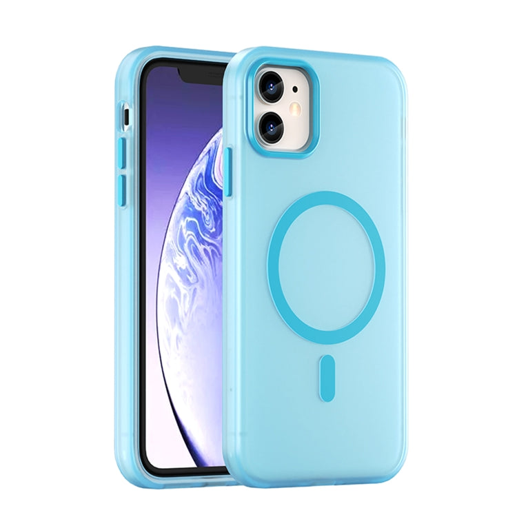 MagSafe Frosted Translucent TPU + PC Full Coverage Phone Case, For iPhone 12 Pro Max, For iPhone 12 Pro, For iPhone 11 Pro Max, For iPhone 11, For iPhone 11 Pro