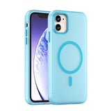 MagSafe Frosted Translucent TPU + PC Full Coverage Phone Case, For iPhone 12 Pro Max, For iPhone 12 Pro, For iPhone 11 Pro Max, For iPhone 11, For iPhone 11 Pro