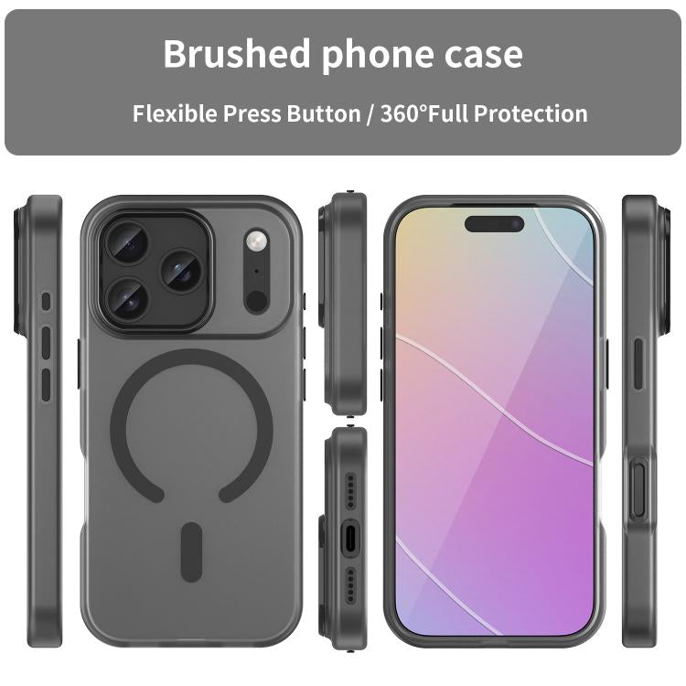 MagSafe Frosted Translucent TPU + PC Full Coverage Phone Case, For iPhone 17 Pro, For iPhone 17, For iPhone Air, For iPhone 16 Pro Max, For iPhone 16 Pro