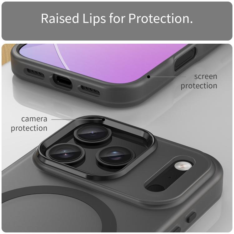 MagSafe Frosted Translucent TPU + PC Full Coverage Phone Case, For iPhone 17 Pro, For iPhone 17, For iPhone Air, For iPhone 16 Pro Max, For iPhone 16 Pro