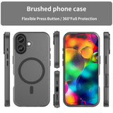 MagSafe Frosted Translucent TPU + PC Full Coverage Phone Case, For iPhone 18, For iPhone 18 Pro, For iPhone 18 Pro Max, For iPhone 17e / 16e, For iPhone 17 Pro Max