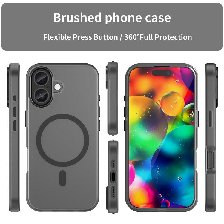 MagSafe Frosted Translucent TPU + PC Full Coverage Phone Case, For iPhone 18, For iPhone 18 Pro, For iPhone 18 Pro Max, For iPhone 17e / 16e, For iPhone 17 Pro Max
