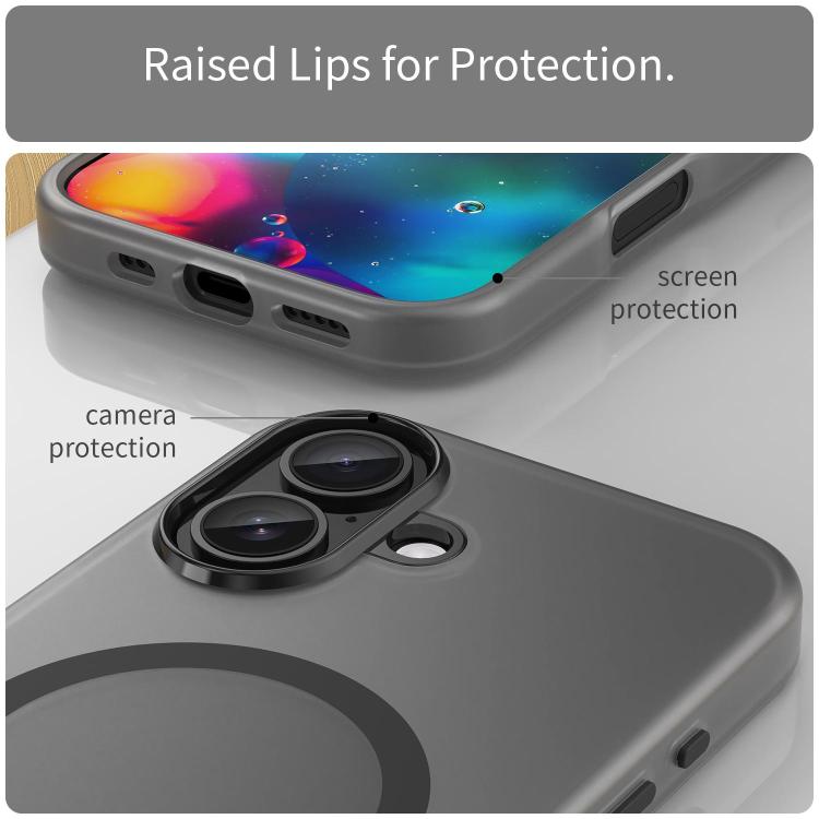 MagSafe Frosted Translucent TPU + PC Full Coverage Phone Case, For iPhone 18, For iPhone 18 Pro, For iPhone 18 Pro Max, For iPhone 17e / 16e, For iPhone 17 Pro Max
