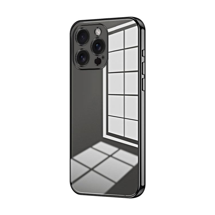 Transparent Plating Fine Hole Phone Case, For iPhone 16 Pro, For iPhone 16 Plus, For iPhone 16, For iPhone 15 Pro Max, For iPhone 15 Pro, For iPhone 15 Plus