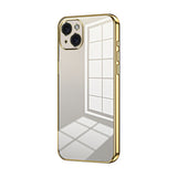 Transparent Plating Fine Hole Phone Case, For iPhone 16 Pro, For iPhone 16 Plus, For iPhone 16, For iPhone 15 Pro Max, For iPhone 15 Pro, For iPhone 15 Plus