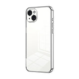 Transparent Plating Fine Hole Phone Case, For iPhone 16 Pro, For iPhone 16 Plus, For iPhone 16, For iPhone 15 Pro Max, For iPhone 15 Pro, For iPhone 15 Plus