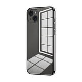 Transparent Plating Fine Hole Phone Case, For iPhone 16 Pro, For iPhone 16 Plus, For iPhone 16, For iPhone 15 Pro Max, For iPhone 15 Pro, For iPhone 15 Plus