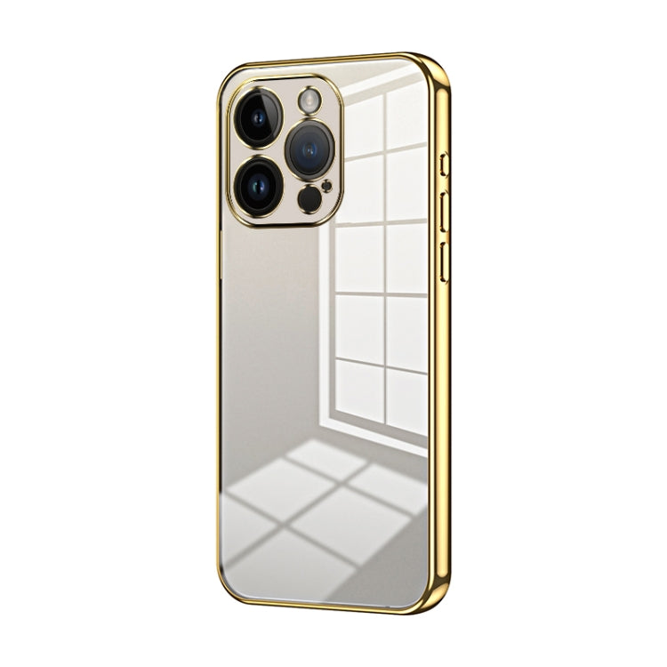 Transparent Plating Fine Hole Phone Case, For iPhone 15, For iPhone 14 Plus, For iPhone 14, For iPhone 14 Pro, For iPhone 14 Pro Max, For iPhone SE 2022 / 2020 / 8 / 7