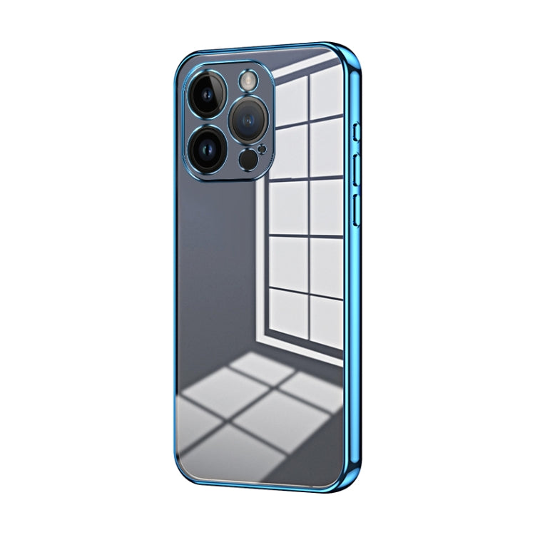 Transparent Plating Fine Hole Phone Case, For iPhone 15, For iPhone 14 Plus, For iPhone 14, For iPhone 14 Pro, For iPhone 14 Pro Max, For iPhone SE 2022 / 2020 / 8 / 7