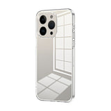 Transparent Plating Fine Hole Phone Case, For iPhone 15, For iPhone 14 Plus, For iPhone 14, For iPhone 14 Pro, For iPhone 14 Pro Max, For iPhone SE 2022 / 2020 / 8 / 7