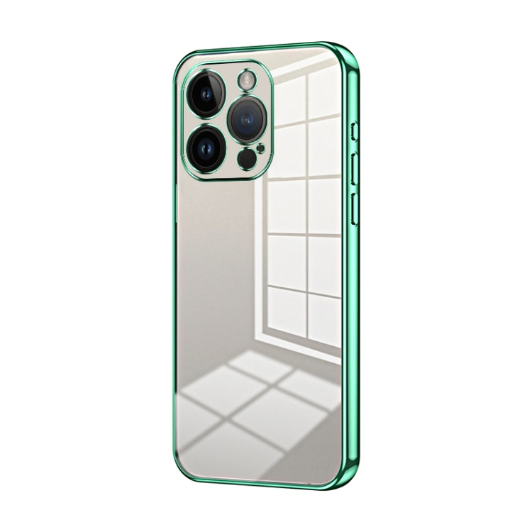 Transparent Plating Fine Hole Phone Case, For iPhone 15, For iPhone 14 Plus, For iPhone 14, For iPhone 14 Pro, For iPhone 14 Pro Max, For iPhone SE 2022 / 2020 / 8 / 7