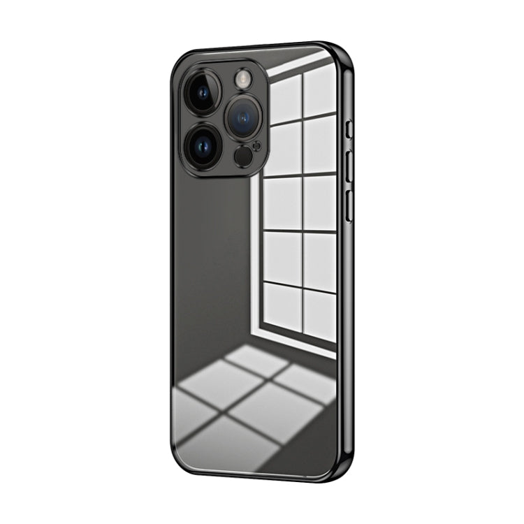 Transparent Plating Fine Hole Phone Case, For iPhone 15, For iPhone 14 Plus, For iPhone 14, For iPhone 14 Pro, For iPhone 14 Pro Max, For iPhone SE 2022 / 2020 / 8 / 7