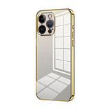 Transparent Plating Fine Hole Phone Case, For iPhone 15, For iPhone 14 Plus, For iPhone 14, For iPhone 14 Pro, For iPhone 14 Pro Max, For iPhone SE 2022 / 2020 / 8 / 7