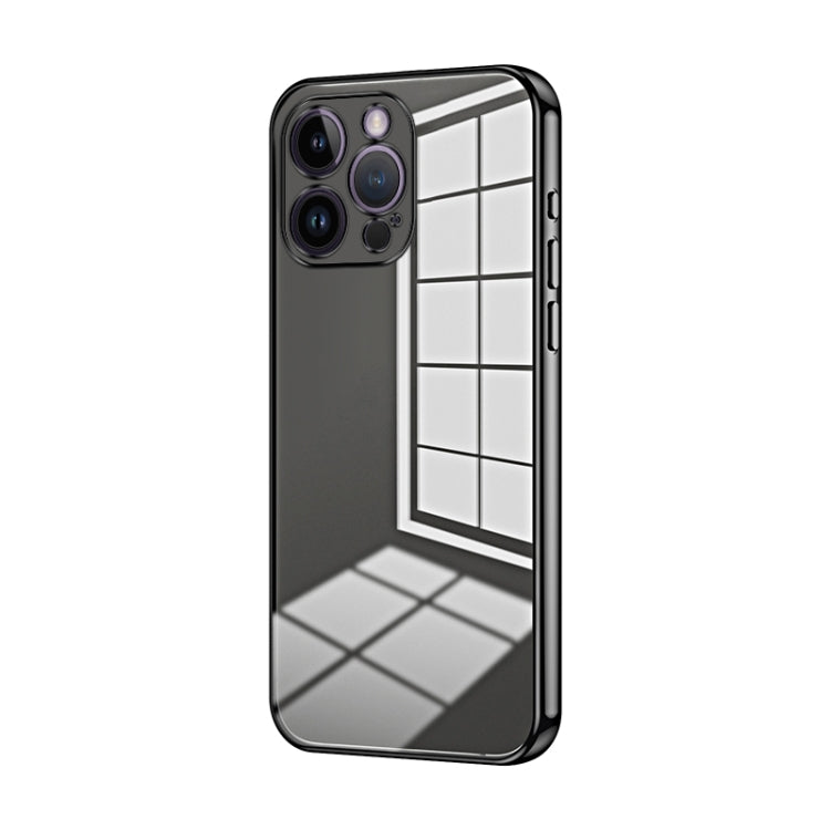 Transparent Plating Fine Hole Phone Case, For iPhone 15, For iPhone 14 Plus, For iPhone 14, For iPhone 14 Pro, For iPhone 14 Pro Max, For iPhone SE 2022 / 2020 / 8 / 7