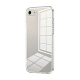 Transparent Plating Fine Hole Phone Case, For iPhone 15, For iPhone 14 Plus, For iPhone 14, For iPhone 14 Pro, For iPhone 14 Pro Max, For iPhone SE 2022 / 2020 / 8 / 7