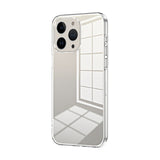 Transparent Plating Fine Hole Phone Case, For iPhone 13 Pro Max, For iPhone 13 Pro, For iPhone 13, For iPhone 12, For iPhone 12 Pro Max, For iPhone 12 Pro