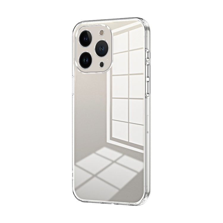 Transparent Plating Fine Hole Phone Case, For iPhone 13 Pro Max, For iPhone 13 Pro, For iPhone 13, For iPhone 12, For iPhone 12 Pro Max, For iPhone 12 Pro