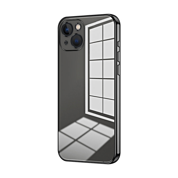 Transparent Plating Fine Hole Phone Case, For iPhone 13 Pro Max, For iPhone 13 Pro, For iPhone 13, For iPhone 12, For iPhone 12 Pro Max, For iPhone 12 Pro