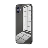 Transparent Plating Fine Hole Phone Case, For iPhone 13 Pro Max, For iPhone 13 Pro, For iPhone 13, For iPhone 12, For iPhone 12 Pro Max, For iPhone 12 Pro