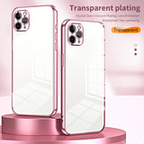 Transparent Plating Fine Hole Phone Case, For iPhone 11 Pro Max, For iPhone 11, For iPhone 11 Pro, For iPhone X / XS, For iPhone XR, For iPhone XS Max