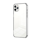 Transparent Plating Fine Hole Phone Case, For iPhone 11 Pro Max, For iPhone 11, For iPhone 11 Pro, For iPhone X / XS, For iPhone XR, For iPhone XS Max