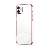 Transparent Plating Fine Hole Phone Case, For iPhone 11 Pro Max, For iPhone 11, For iPhone 11 Pro, For iPhone X / XS, For iPhone XR, For iPhone XS Max