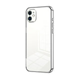 Transparent Plating Fine Hole Phone Case, For iPhone 11 Pro Max, For iPhone 11, For iPhone 11 Pro, For iPhone X / XS, For iPhone XR, For iPhone XS Max