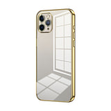 Transparent Plating Fine Hole Phone Case, For iPhone 11 Pro Max, For iPhone 11, For iPhone 11 Pro, For iPhone X / XS, For iPhone XR, For iPhone XS Max