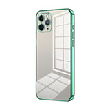 Transparent Plating Fine Hole Phone Case, For iPhone 11 Pro Max, For iPhone 11, For iPhone 11 Pro, For iPhone X / XS, For iPhone XR, For iPhone XS Max