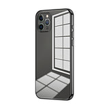 Transparent Plating Fine Hole Phone Case, For iPhone 11 Pro Max, For iPhone 11, For iPhone 11 Pro, For iPhone X / XS, For iPhone XR, For iPhone XS Max