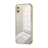 Transparent Plating Fine Hole Phone Case, For iPhone 11 Pro Max, For iPhone 11, For iPhone 11 Pro, For iPhone X / XS, For iPhone XR, For iPhone XS Max