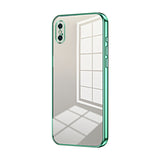 Transparent Plating Fine Hole Phone Case, For iPhone 11 Pro Max, For iPhone 11, For iPhone 11 Pro, For iPhone X / XS, For iPhone XR, For iPhone XS Max