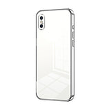 Transparent Plating Fine Hole Phone Case, For iPhone 11 Pro Max, For iPhone 11, For iPhone 11 Pro, For iPhone X / XS, For iPhone XR, For iPhone XS Max