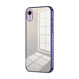 Transparent Plating Fine Hole Phone Case, For iPhone 11 Pro Max, For iPhone 11, For iPhone 11 Pro, For iPhone X / XS, For iPhone XR, For iPhone XS Max