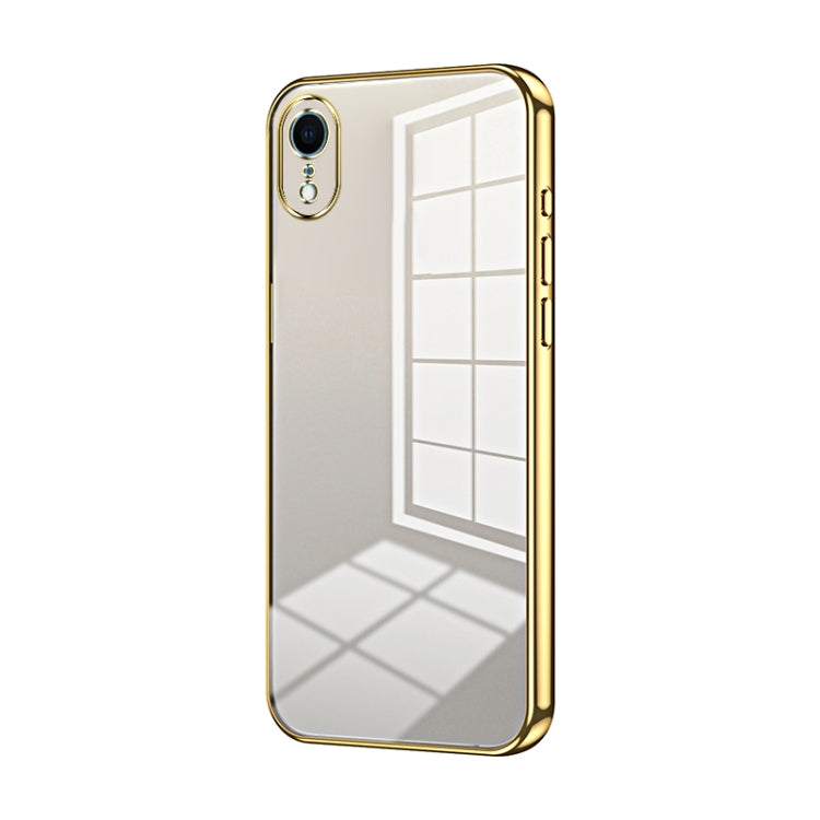 Transparent Plating Fine Hole Phone Case, For iPhone 11 Pro Max, For iPhone 11, For iPhone 11 Pro, For iPhone X / XS, For iPhone XR, For iPhone XS Max