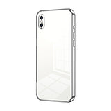 Transparent Plating Fine Hole Phone Case, For iPhone 11 Pro Max, For iPhone 11, For iPhone 11 Pro, For iPhone X / XS, For iPhone XR, For iPhone XS Max