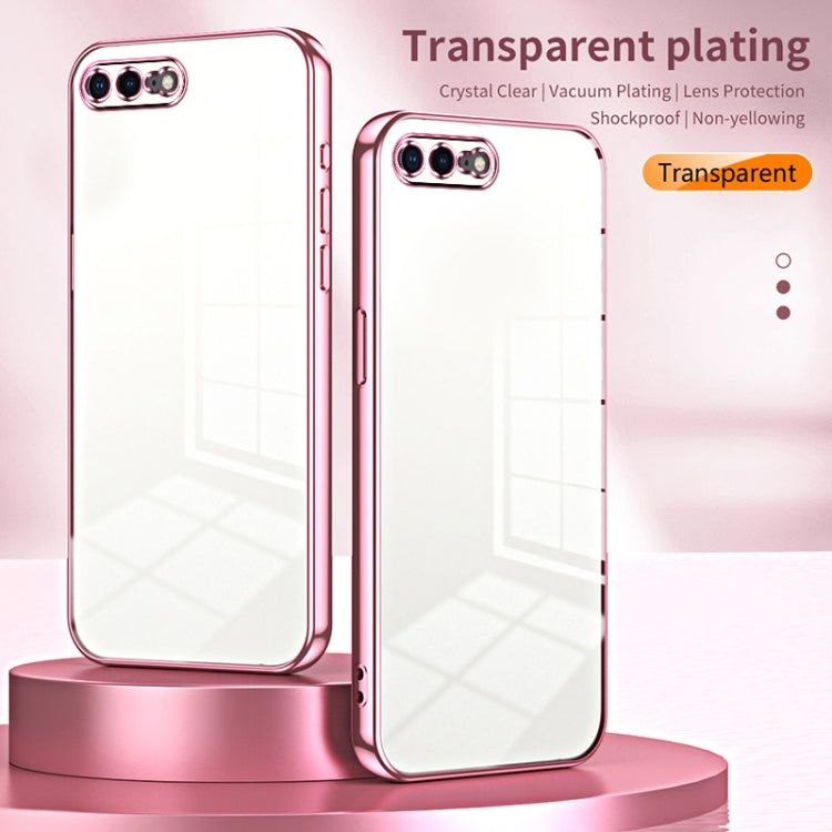 Transparent Plating Fine Hole Phone Case, For iPhone 8 Plus / 7 Plus