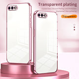 Transparent Plating Fine Hole Phone Case, For iPhone 8 Plus / 7 Plus