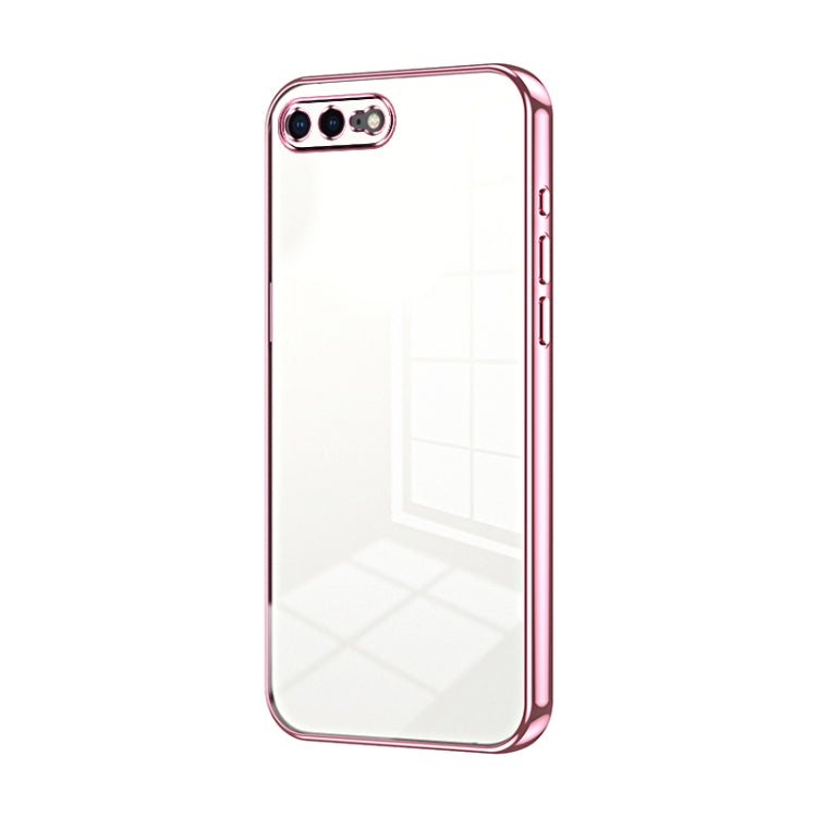 Transparent Plating Fine Hole Phone Case, For iPhone 8 Plus / 7 Plus