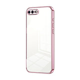 Transparent Plating Fine Hole Phone Case, For iPhone 8 Plus / 7 Plus