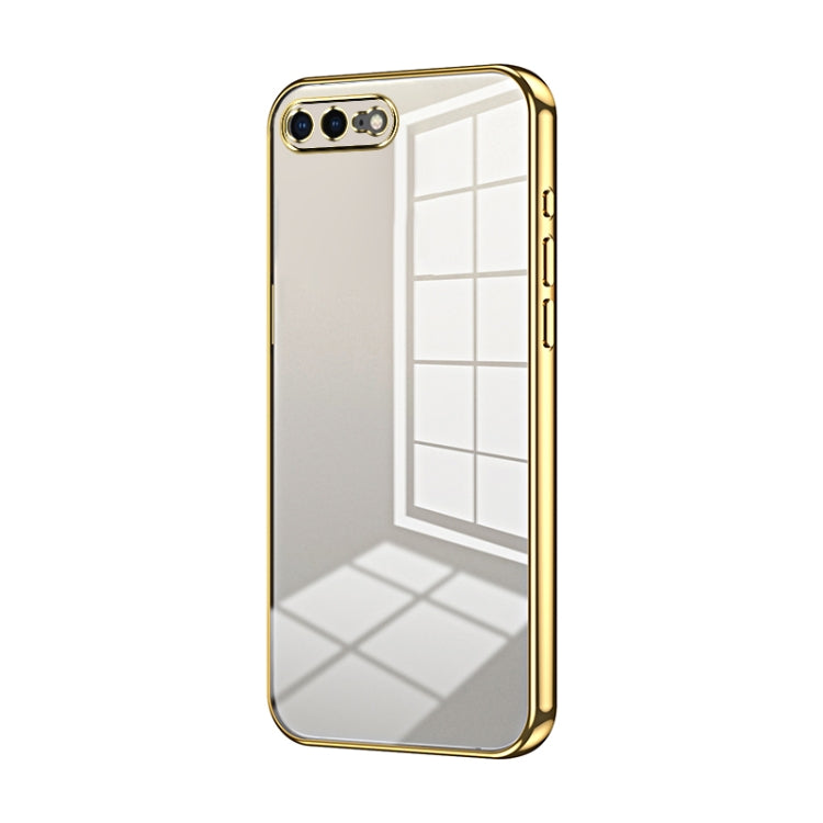 Transparent Plating Fine Hole Phone Case, For iPhone 8 Plus / 7 Plus