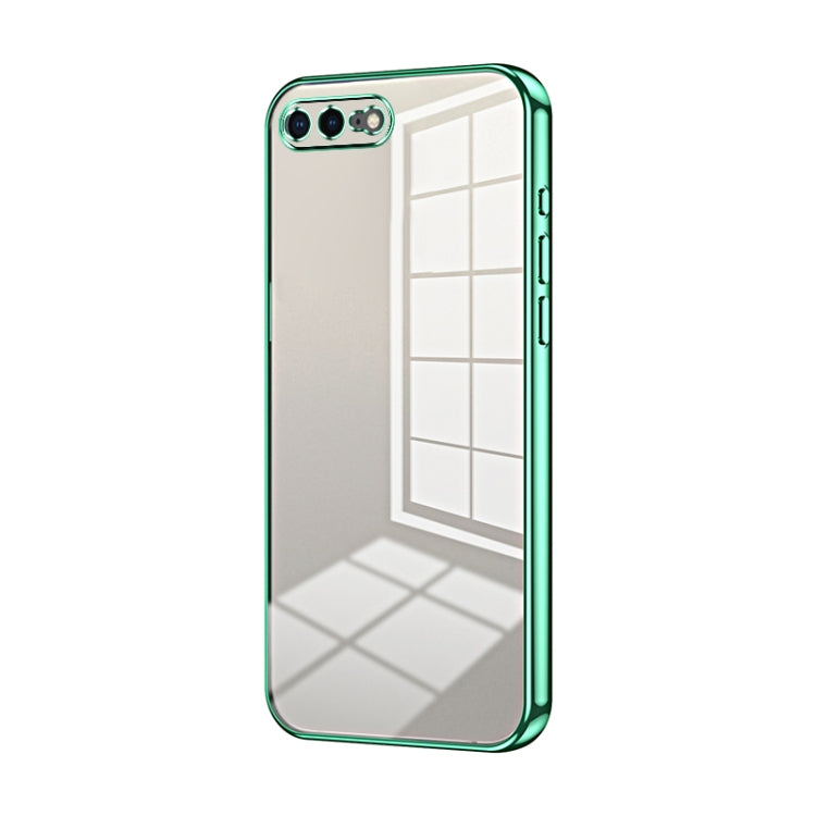 Transparent Plating Fine Hole Phone Case, For iPhone 8 Plus / 7 Plus