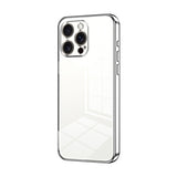 Transparent Plating Fine Hole Phone Case, For iPhone 17e / 16e, For iPhone 17 Pro Max, For iPhone 17 Pro, For iPhone 17, For iPhone Air, For iPhone 16 Pro Max