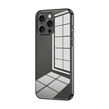 Transparent Plating Fine Hole Phone Case, For iPhone 17e / 16e, For iPhone 17 Pro Max, For iPhone 17 Pro, For iPhone 17, For iPhone Air, For iPhone 16 Pro Max