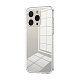 Transparent Plating Fine Hole Phone Case, For iPhone 16 Pro, For iPhone 16 Plus, For iPhone 16, For iPhone 15 Pro Max, For iPhone 15 Pro, For iPhone 15 Plus