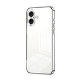 Transparent Plating Fine Hole Phone Case, For iPhone 16 Pro, For iPhone 16 Plus, For iPhone 16, For iPhone 15 Pro Max, For iPhone 15 Pro, For iPhone 15 Plus