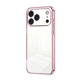 Transparent Plating Fine Hole Phone Case, For iPhone 17e / 16e, For iPhone 17 Pro Max, For iPhone 17 Pro, For iPhone 17, For iPhone Air, For iPhone 16 Pro Max