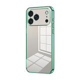 Transparent Plating Fine Hole Phone Case, For iPhone 17e / 16e, For iPhone 17 Pro Max, For iPhone 17 Pro, For iPhone 17, For iPhone Air, For iPhone 16 Pro Max