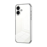 Transparent Plating Fine Hole Phone Case, For iPhone 17e / 16e, For iPhone 17 Pro Max, For iPhone 17 Pro, For iPhone 17, For iPhone Air, For iPhone 16 Pro Max